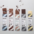 Mini sjokolade med kardemomme og salt karamell, ØKOLOGISK FRA MALMÖ CHOKLADFABRIK, 25g, (d: 03.04.24)  thumbnail