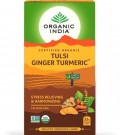 Tulsi turmeric ginger, økologisk te fra Organic India, teposer (midlertidig utsolgt) thumbnail