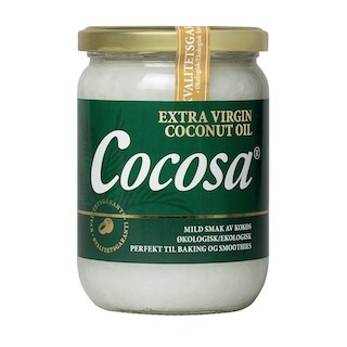 Kokosolje, extra virgin coconut oil, økologisk fra Cocosa,  1000ml 
