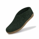 Tøffel/sko med skinnsåle fra Glerups, forest thumbnail
