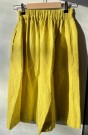 Laura skirt, linskjørt fra Linenfox - lemon yellow thumbnail