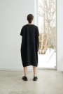 Amalfi dress, linkjole fra Linenfox - Black med lommer thumbnail
