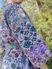 Lavendel - Kantha Kimono bomull fra By Linn Andersen thumbnail
