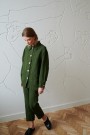 Bill jacket- linjakke fra Linenfox - forest green thumbnail