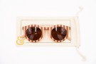 Unisex solbriller til voksne fra Grech & Co - Stripes Sunset + Tierra  thumbnail