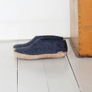 Tøffel/sko med skinn fra Glerups, Denim  thumbnail