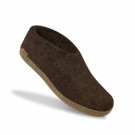 Tøffel/sko med skinnsåle fra Glerups, brown (ryddesalg - str: 35, 36, 42 og 43) thumbnail