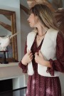 Ullvest 'Flat White Bubble Shorty' fra We are wovens thumbnail