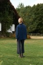 Bill - linjakke fra Linenfox, navy blue  thumbnail