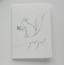 Julekort med ekorn fra Spring Verksted thumbnail