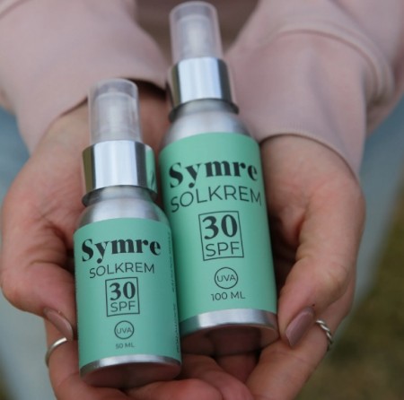 Solkrem 30 naturell – 100 % naturleg, parfymefri fra Symre, 50 og 100ml