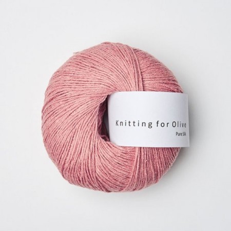 Pure Silk - rabarbrasaft, Knitting for Olive