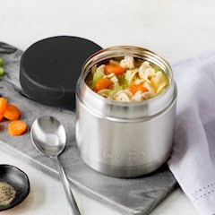 LunchBots isolert matboks i rustfritt stål. 470 ml.