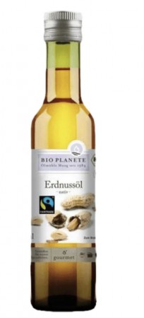 Bio Planete Jomfru Peanøttolje Øko 250ml