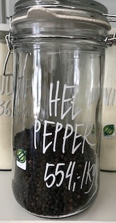 Pepper hel økologisk , 100g