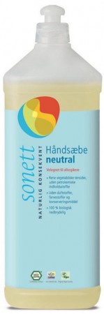 Sonett håndsåpe, nøytral, refill, 1L