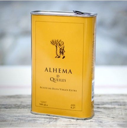 Alhema de queiles olive oil - økologisk extra virgin olivenolje, 500ml (datovare)