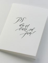 "PS" (kort fra Spring Verksted)