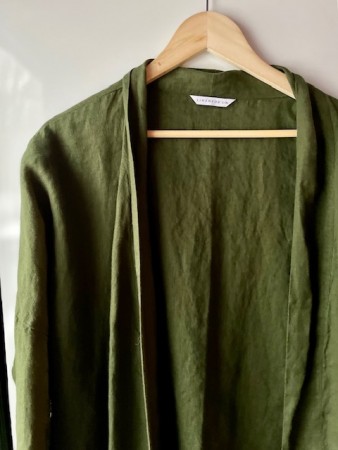 Fall jakke fra Linenfox  - forest green