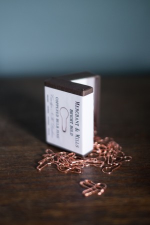 Coppered Bulb Pins- sikkerhetsnåler/strikkemarkør fra Merchant & Mills - midlertidig utsolgt