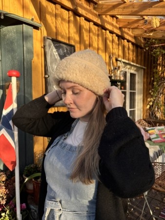 Ull-lue latte fra We Are Wovens