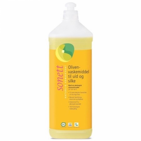 Vaskemiddel oliven, for ull & silke, 1 l, økologisk, Sonett