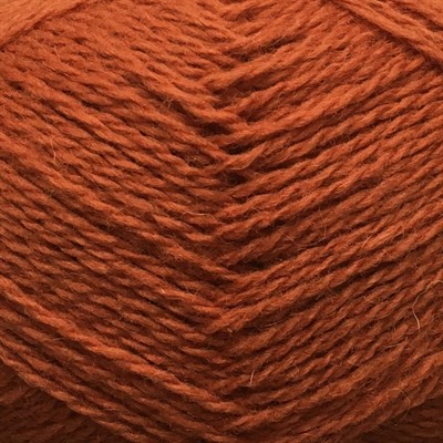 Økologisk hverdagsuld - Brændt Orange