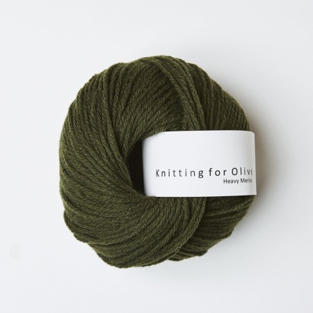Heavy merino - Jagtgrøn - 3 STK NØSTER IGJEN