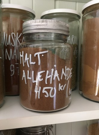 Allehånde malt, økologisk 100g