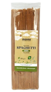 Pasta, Emmer spagetti, fullkorn, 500 g, økologisk