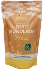 Manna Hvit sjokolade 250g