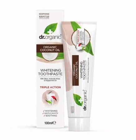 Dr. Organic coconut oil toothpaste, 100ml