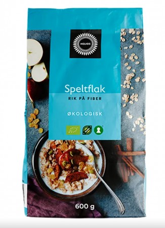 Speltflak, økologisk fra Helios, 600 g