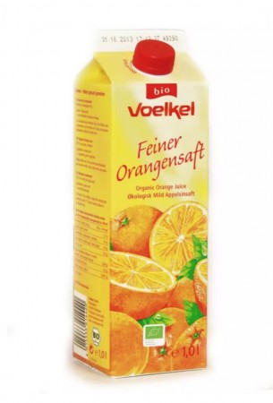 Appelsinjuice, 1 l , økologisk fra Voelkel
