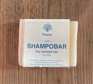 Saga sjampo/shampoobar for normalt hår fra Froste Naturprodukter