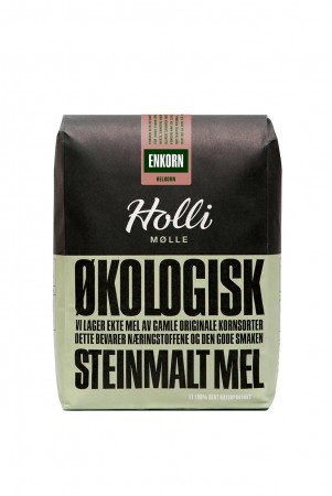 Enkorn Helkorn 1kg, Økologisk Holli Mølle