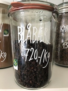 Blåbær tørket økologisk, 100g