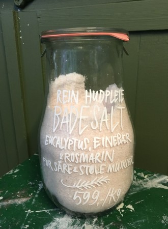 Badesalt for støle og såre muskler fra Rein Hudpleie, løsvekt 250g