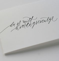 "Du er mitt hverdagseventyr" (kort fra Spring Verksted)