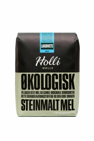 Landhvete mel siktet, 1 kg, økologisk, Holli Mølle