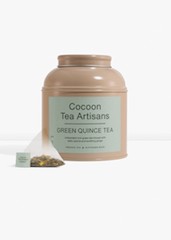 Økologisk grønn te med kvede fra Cocoon- boks (pose te)