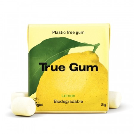 Tyggegummi fra True Gum - Lemon (BF: 19.10.23)
