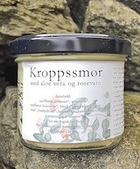 Kroppssmør med rose og aloe vera fra Rein Hudpleie