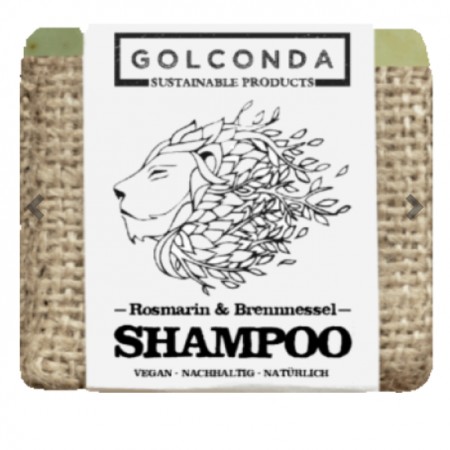 Sjampo/shampoo bar rosmarin & brennesle, Golconda