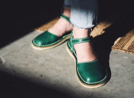 Mols sandalsko fra Duckfeet (torquoise/green)