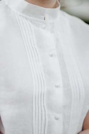Son de flor, Elisa Shirt, Short Sleeves hvit (str XL)