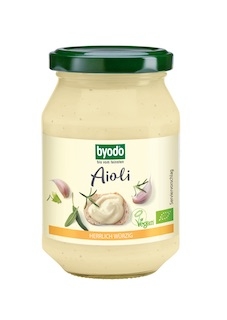Aioli, vegansk og økologisk fra Byodo, 250 ml