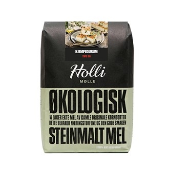Kjempedurum siktet tipo 00 1kg, økologsik, Holli Mølle
