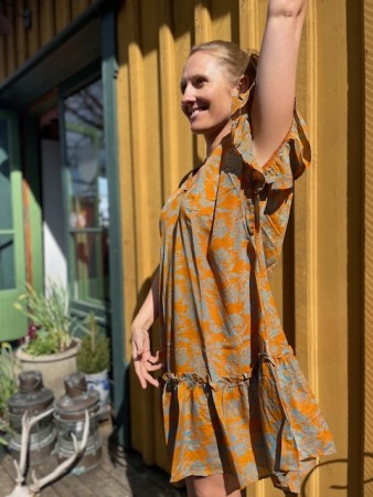 Charm short dress, silkekjole fra Sissel Edelbo, One size