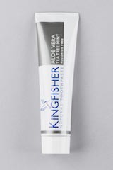 Kingfisher tannkrem aloe vera og tea tree u/fluor